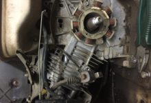 ремонт двигателя на Honda GX390