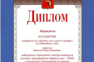 Диплом 2009