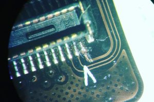 Кропотливая и качественная работа, даже под микроскопом