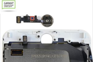 Отсоединяем Touch ID от модуля