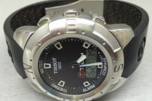 замена батарейки Tissot T-touch