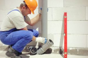 Монтаж системы канализации