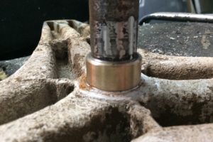 После токарных работ крестовина как новая