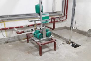 Запуск насосной станции WILO CO2 MHI 405/ER-EB