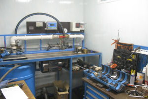 стенд для проверки и опрессовки насосов