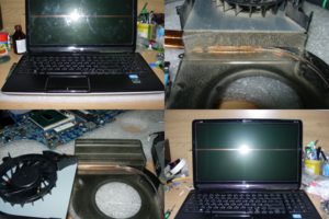 Чистка системы охлаждения и замена термопасты ноутбука HP