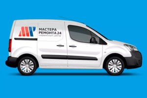 Действует система доставки техники курьером.