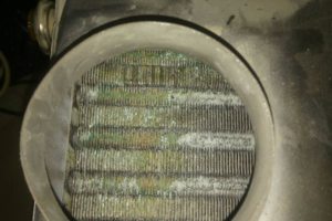 основной теплообменник до промывки