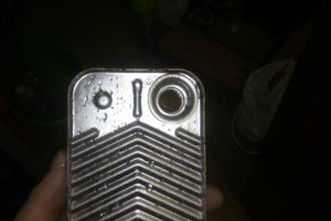 вторичный теплообменник после промывки