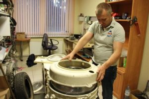 замена подшипников на баках стиральных машин