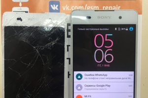 sony xperia e5 Ремонт: Замена дисплейного модуля