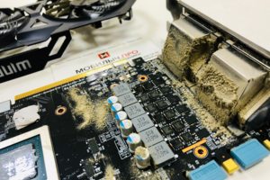 Чистка от пыли и замена термопасты на видеокарте