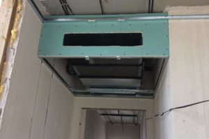 Монтаж канальной системы кондиционирования в Весёлом