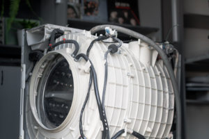 Ремонт лопнутого бака стиральной машины на 12кг