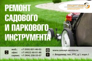 Ремонт средств малой механизации