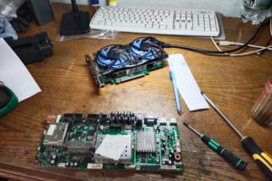 ремонт платы усилителя