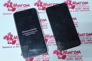 Замена дисплея в iphone