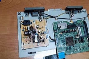 Покомпонентный ремонт блока питания телевизора Samsung.