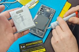 Замена аккумулятора на телефонах