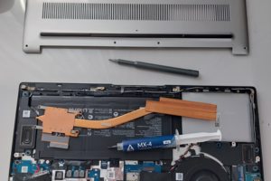 Чистка системы охлаждения с заменой термопасты