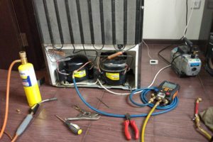 Заправка холодильника фреоном