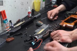 Ремонт и обслуживания страйкбольного оборудования.