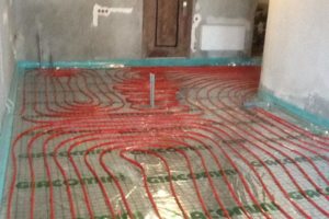 Теплый пол на воде